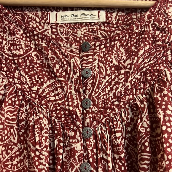 Free people bohemian top NWOT - Picture 2 of 7